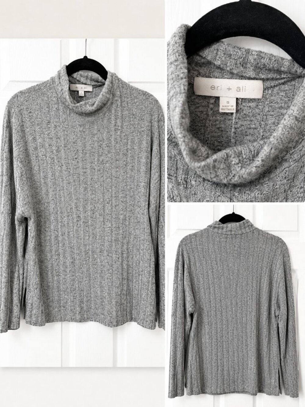 Anthropologie gray sweater